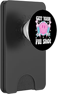 Syringe Retro Medical get Your flu Shot Caregiver Vaccine PopSockets PopWallet for MagSafe