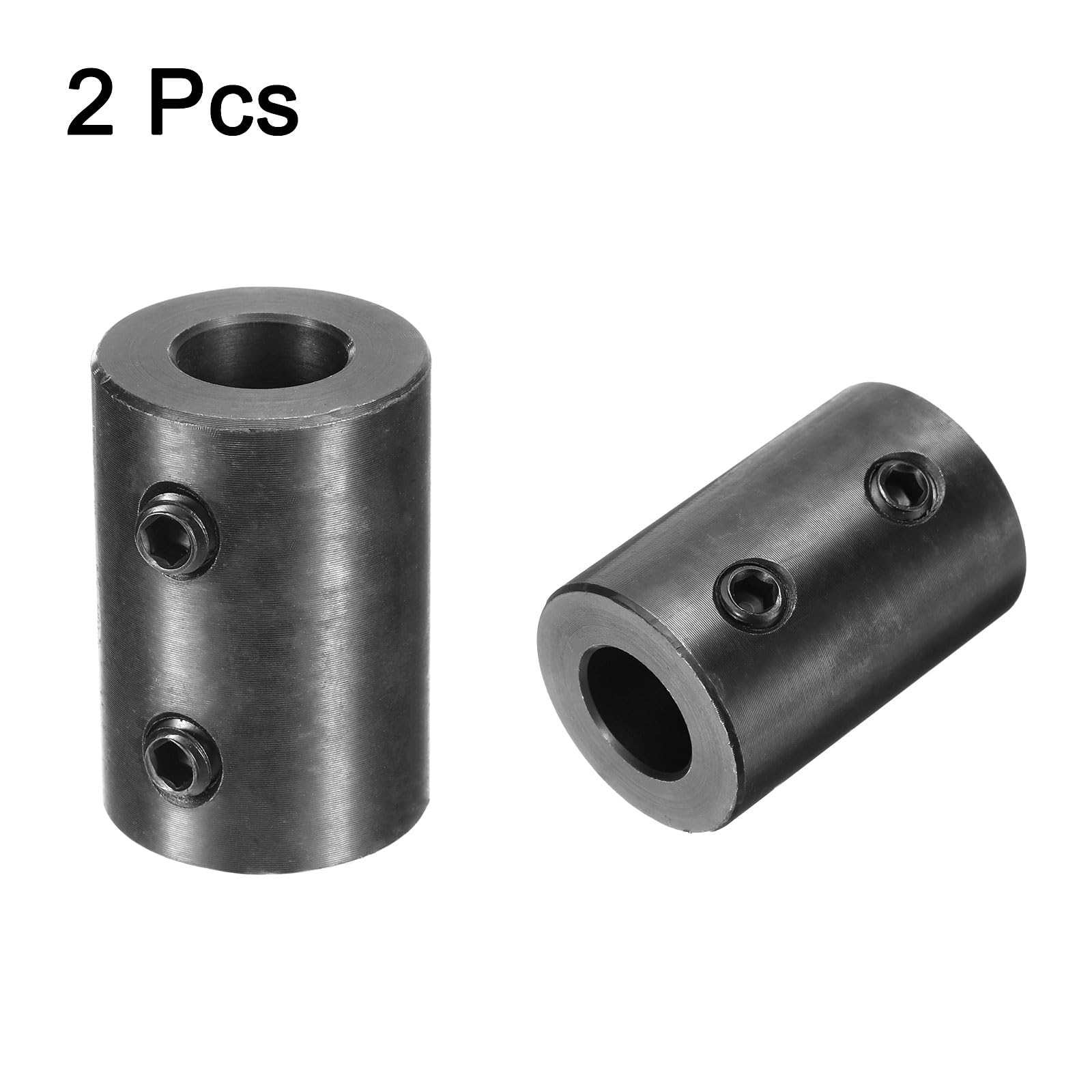 Rigid Shaft Couplings - Durable Steel, 1/2" Bore -3