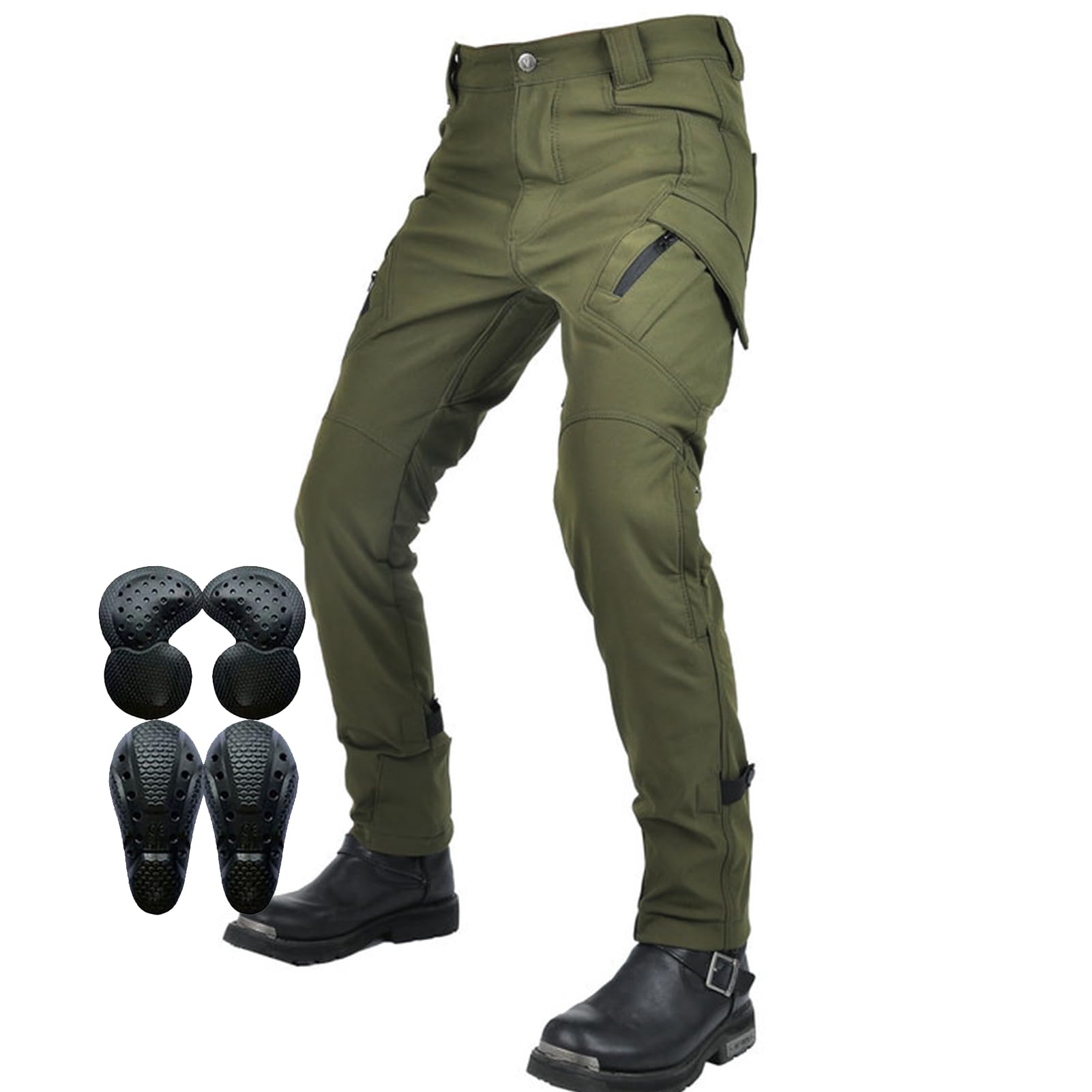 Preparati Per La Performance: Moto Cordura Camo Pantaloni Di Alta - Foto 4