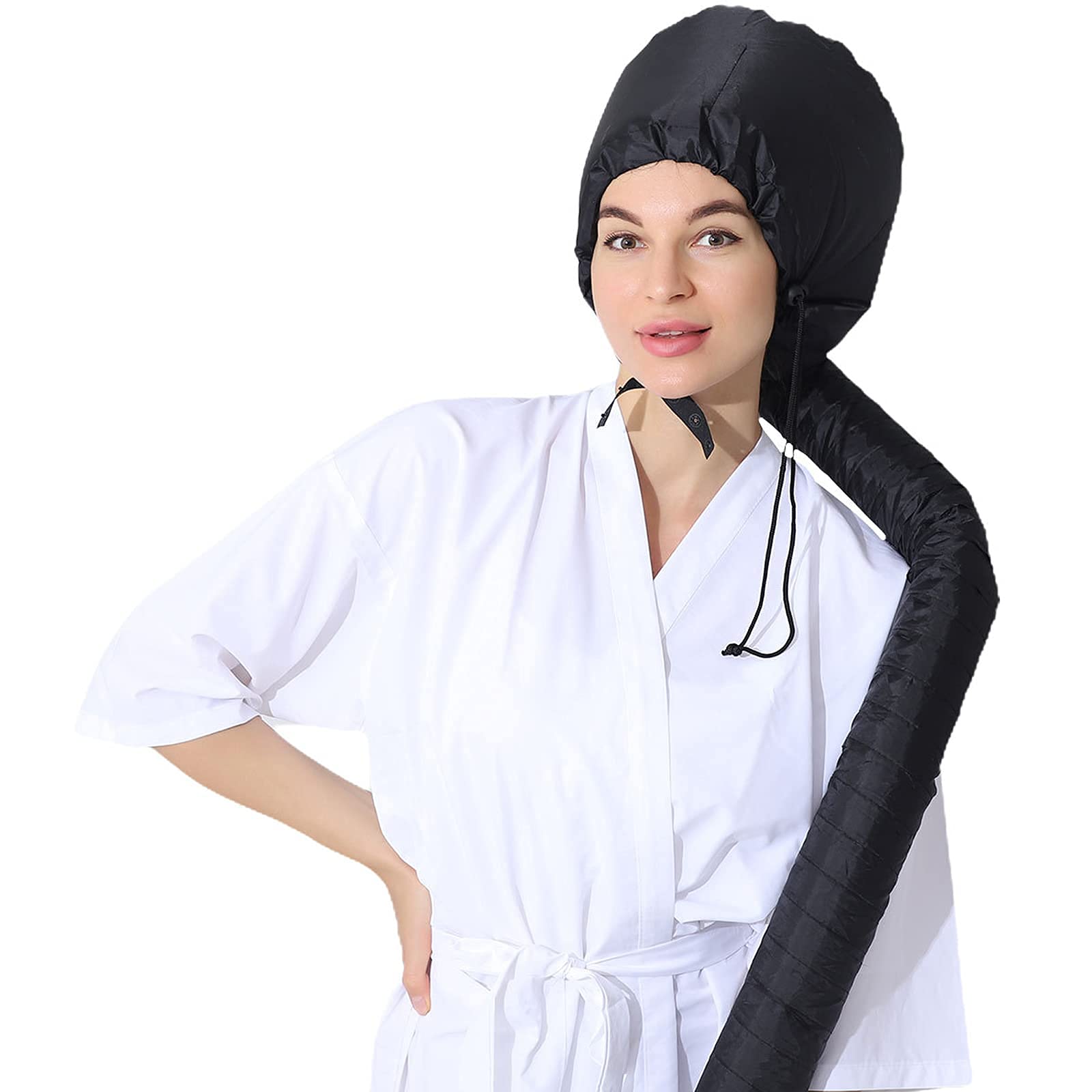 Accesorio de secador de pelo suave con manguera, acelera el secado completo del cabello, no daña el cabello, fácil de usar, adecuado para todas las formas de cabeza 3