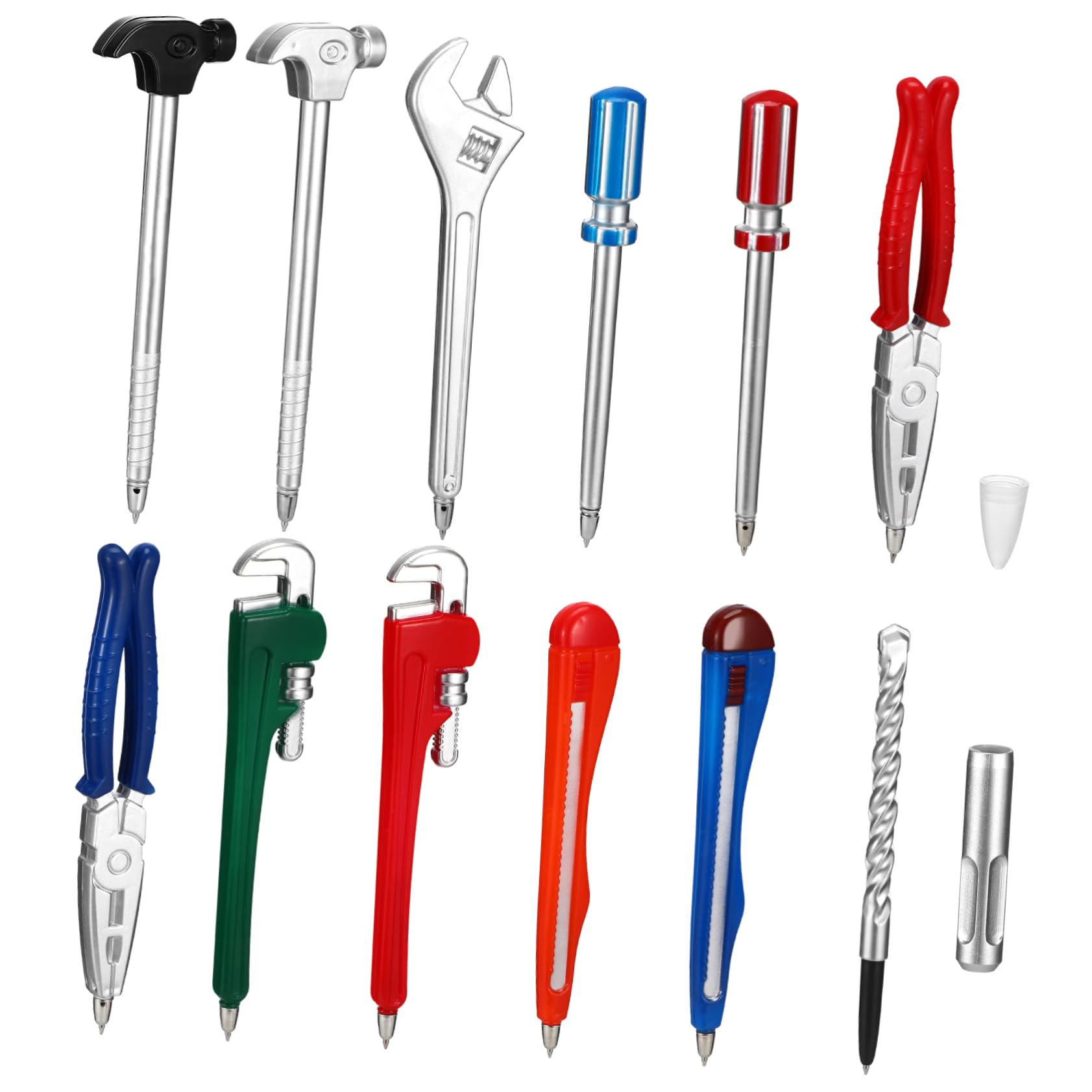 HOMSFOU 3 Series Bolígrafos De Novedad Herramienta Miniatura Pack De Tinta De Accesorios De Oficina Y Prácticos Notas Y Escritura Diaria 12 Piezas X 3