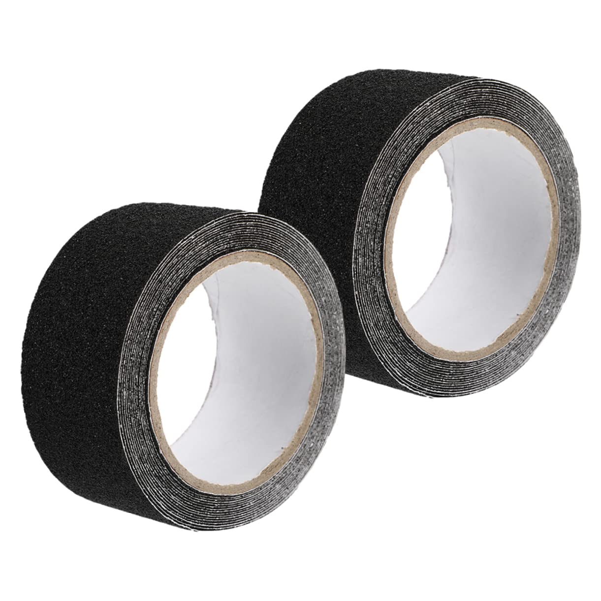 PRETYZOOM 2 Set Nastro Antiscivolo Strisce Adesive Per Scale Alta Trazione Facile Da Resistente All Usura Nero 2 * 2