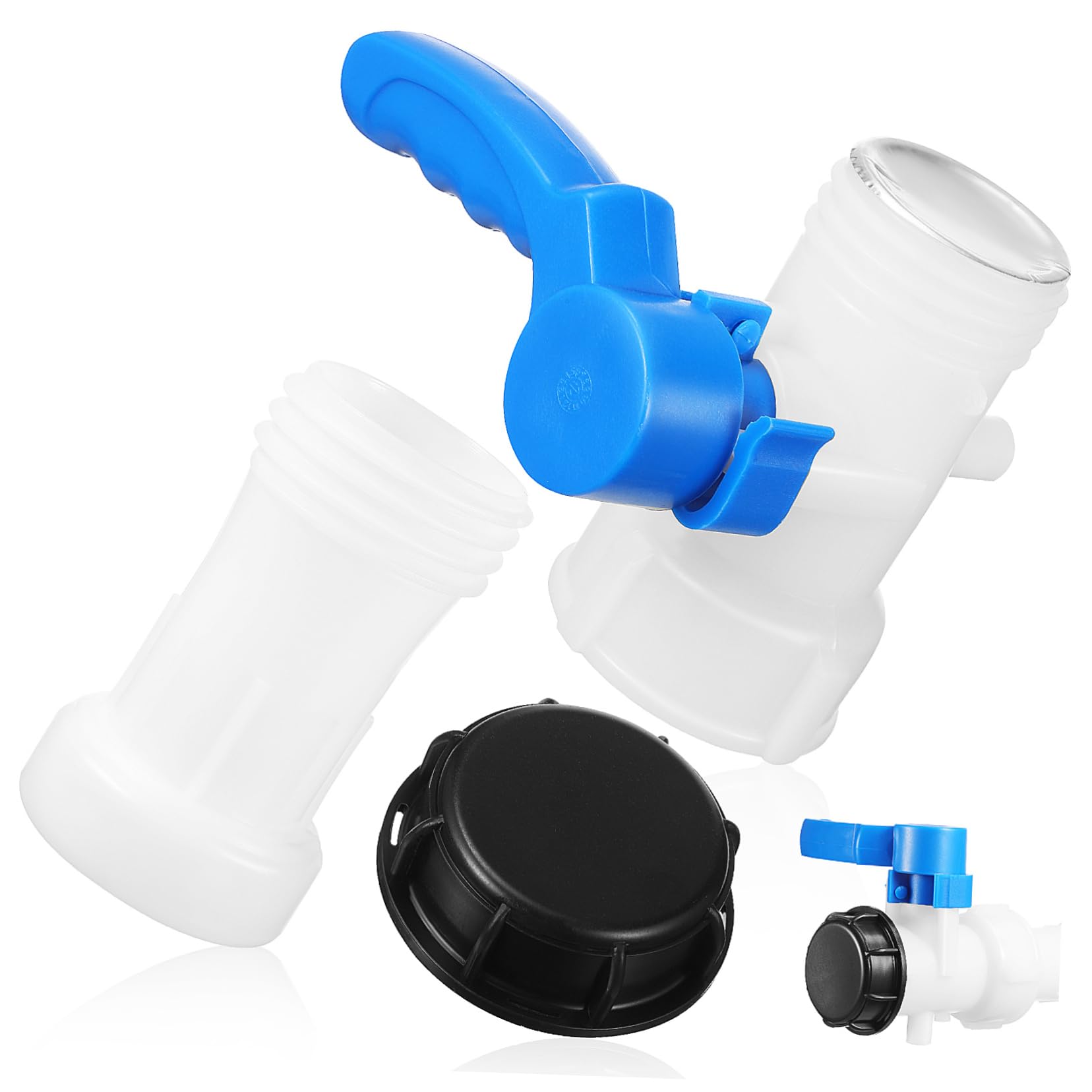 Vanne pour cuve eau de pluie avec tube rallongé pour un arrosage de jardin facile