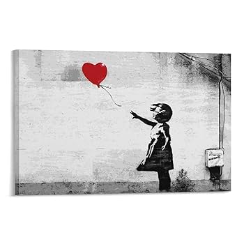 ビジュー　アートパネル　バンクシー　風船と少女　壁掛け　パネル　アート　絵　絵画 5101fsmq5lL._UF894,1000_QL80_.jpg