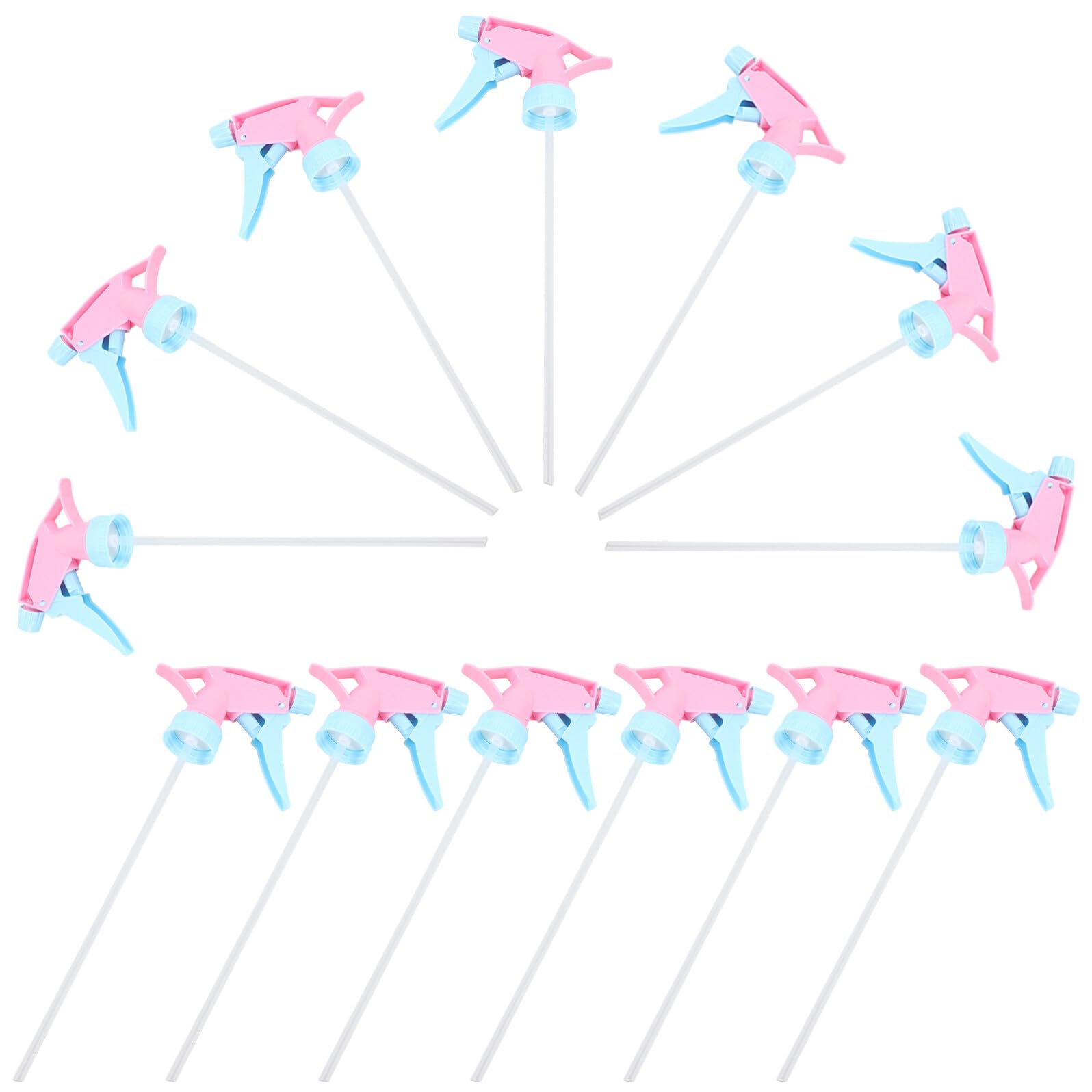 Buse de pulvérisation en plastique rose pour flacon et jardinage - Lot de 20 pièces