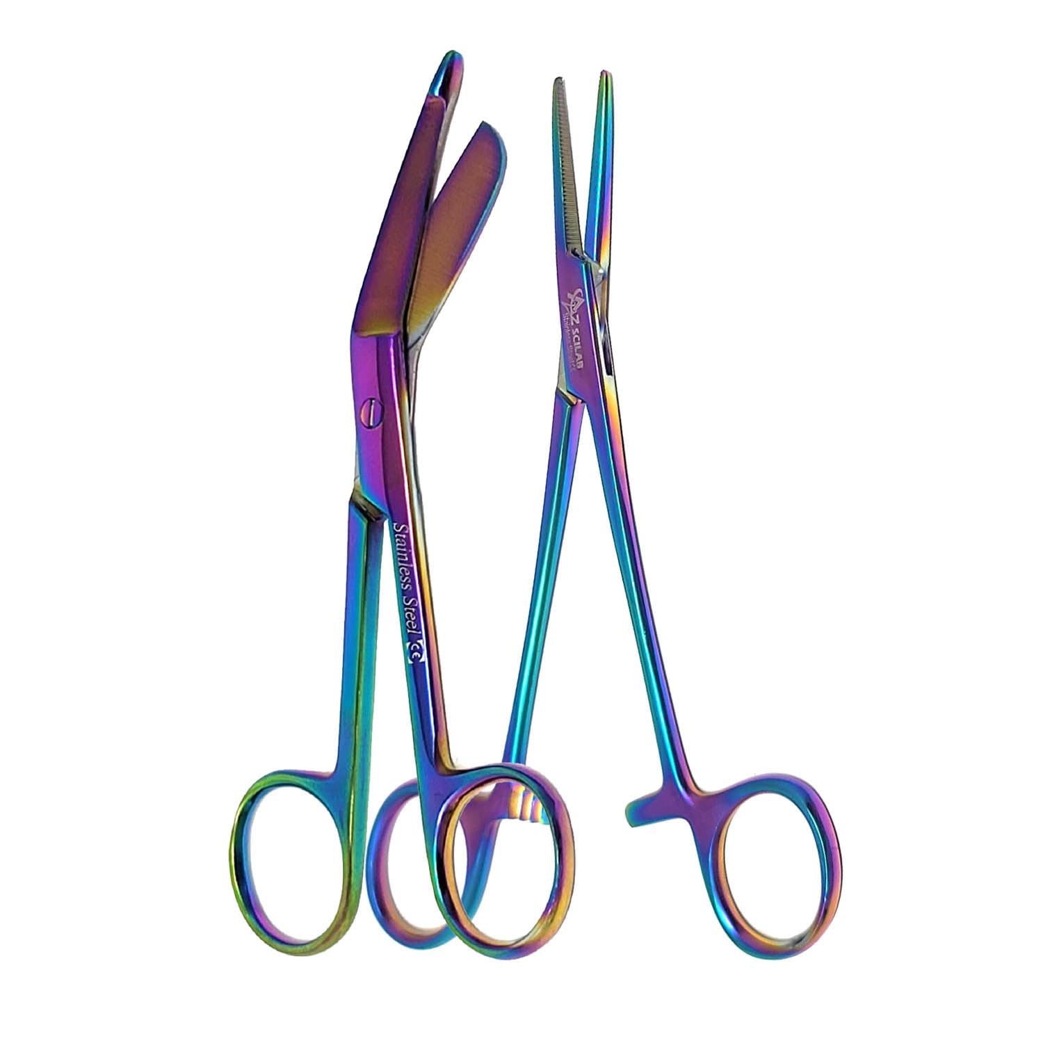 Medical Scissors & Hemostat Set - Stainless Steel -8