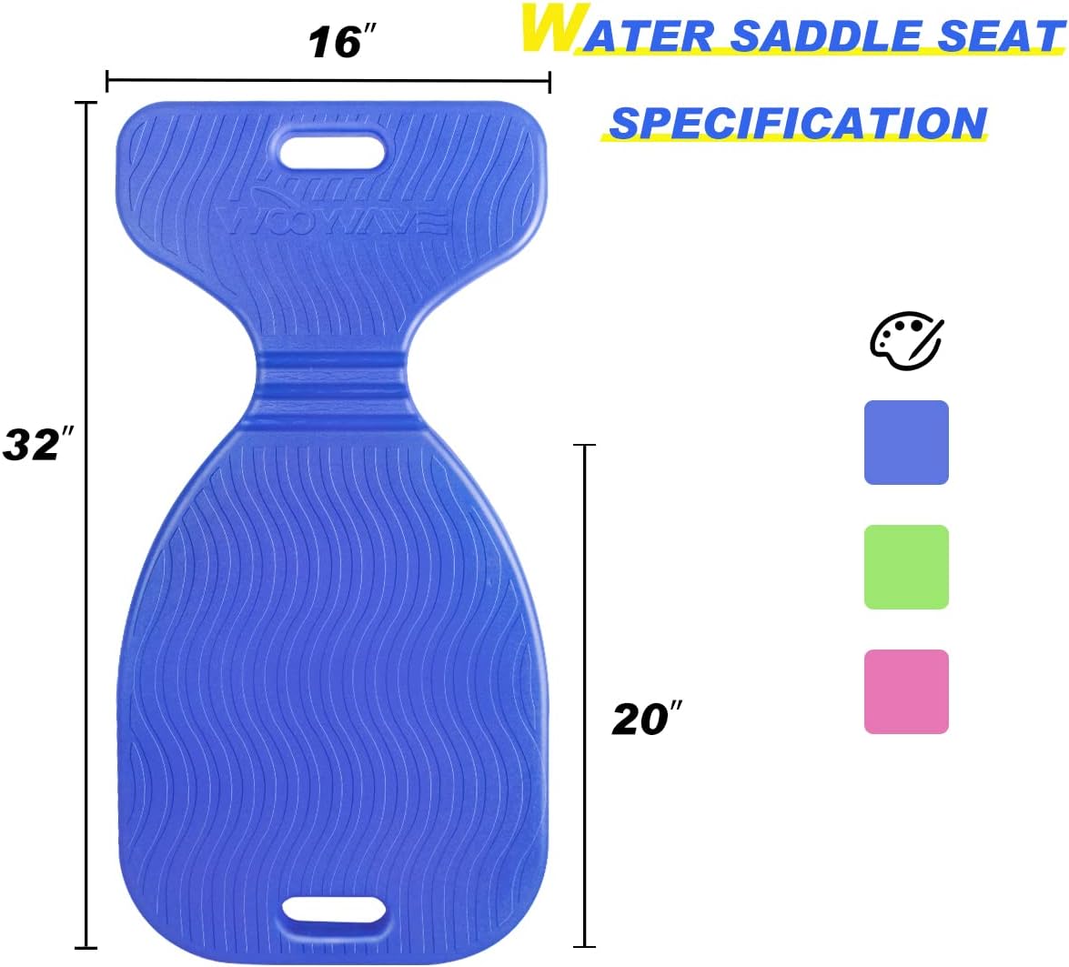 WOOWAVE Water Saddle Floats for Adults and Kids, Premium Foam Saddle Seats for Pool Swimming Floating