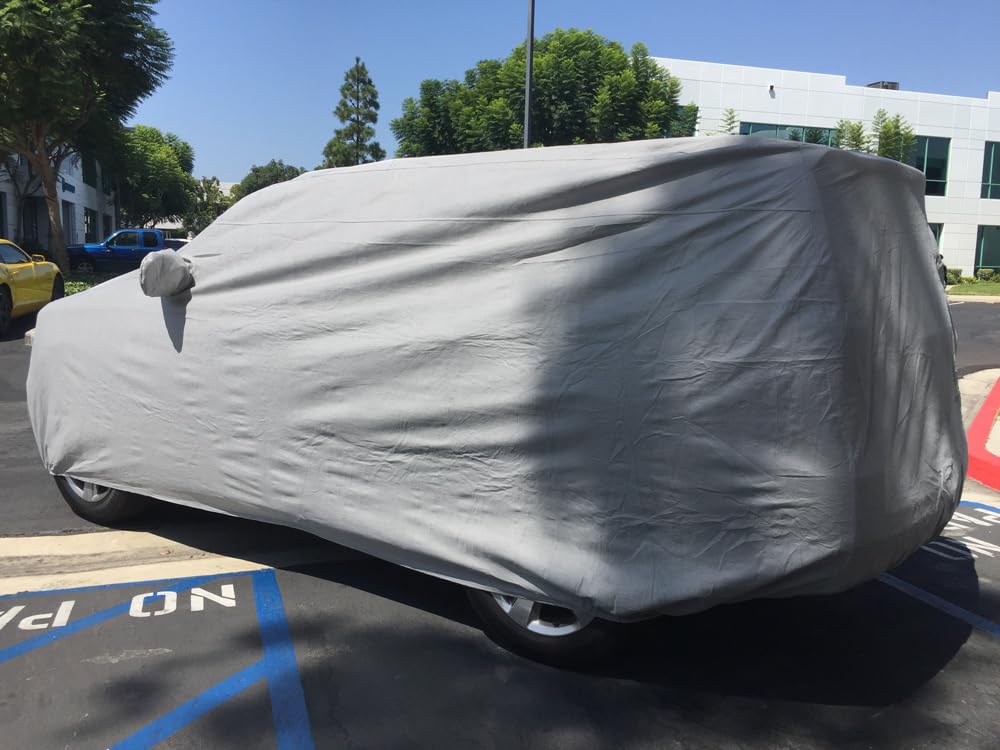 CarsCover Custom Fits 2007-2022 Chevy Tahoe SUV Car Cover Heavy Duty All Weatherproof Ultrashield — view 3