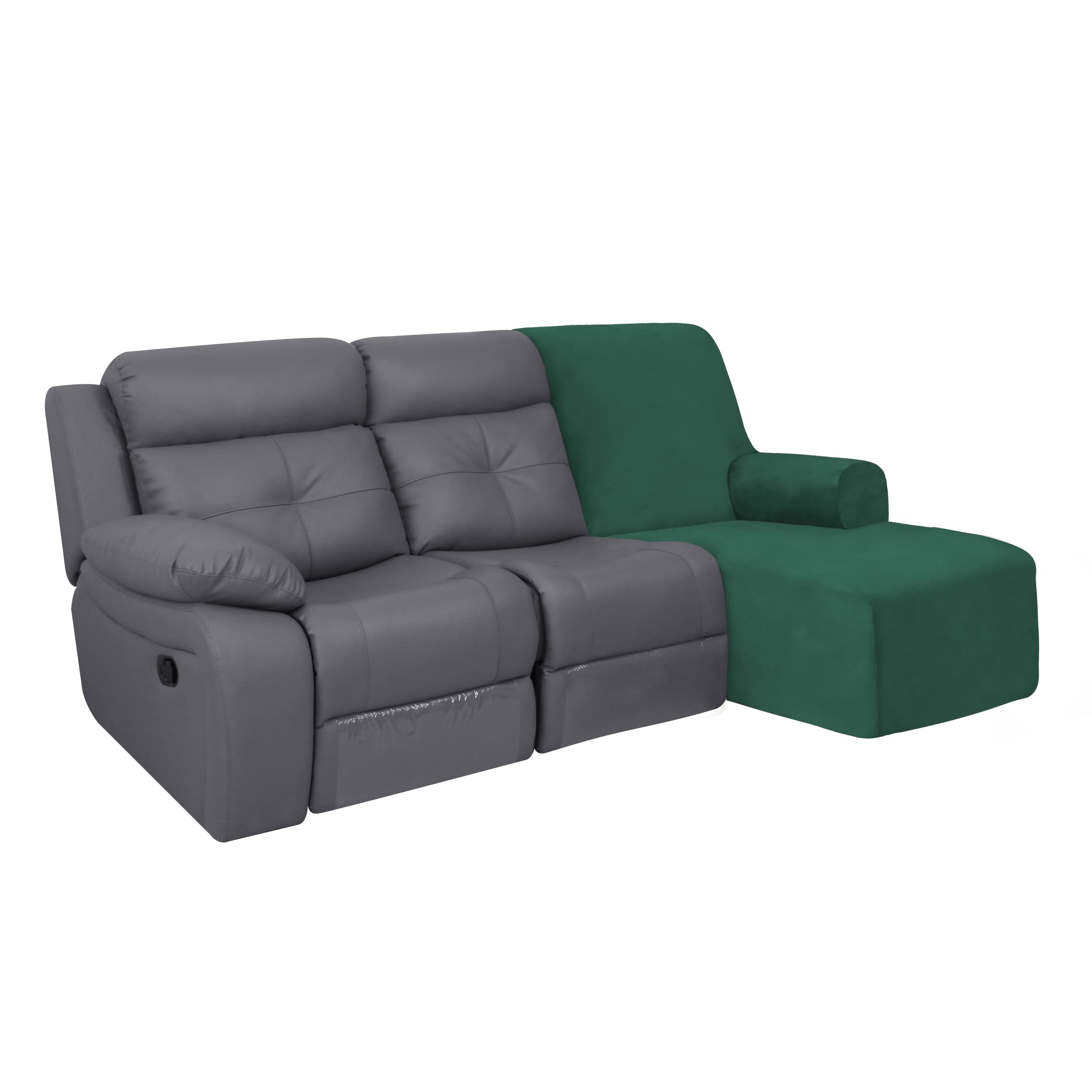 ULTICOR Additional Chaise Cover (Retro Green, Medium - Right Chaise)
