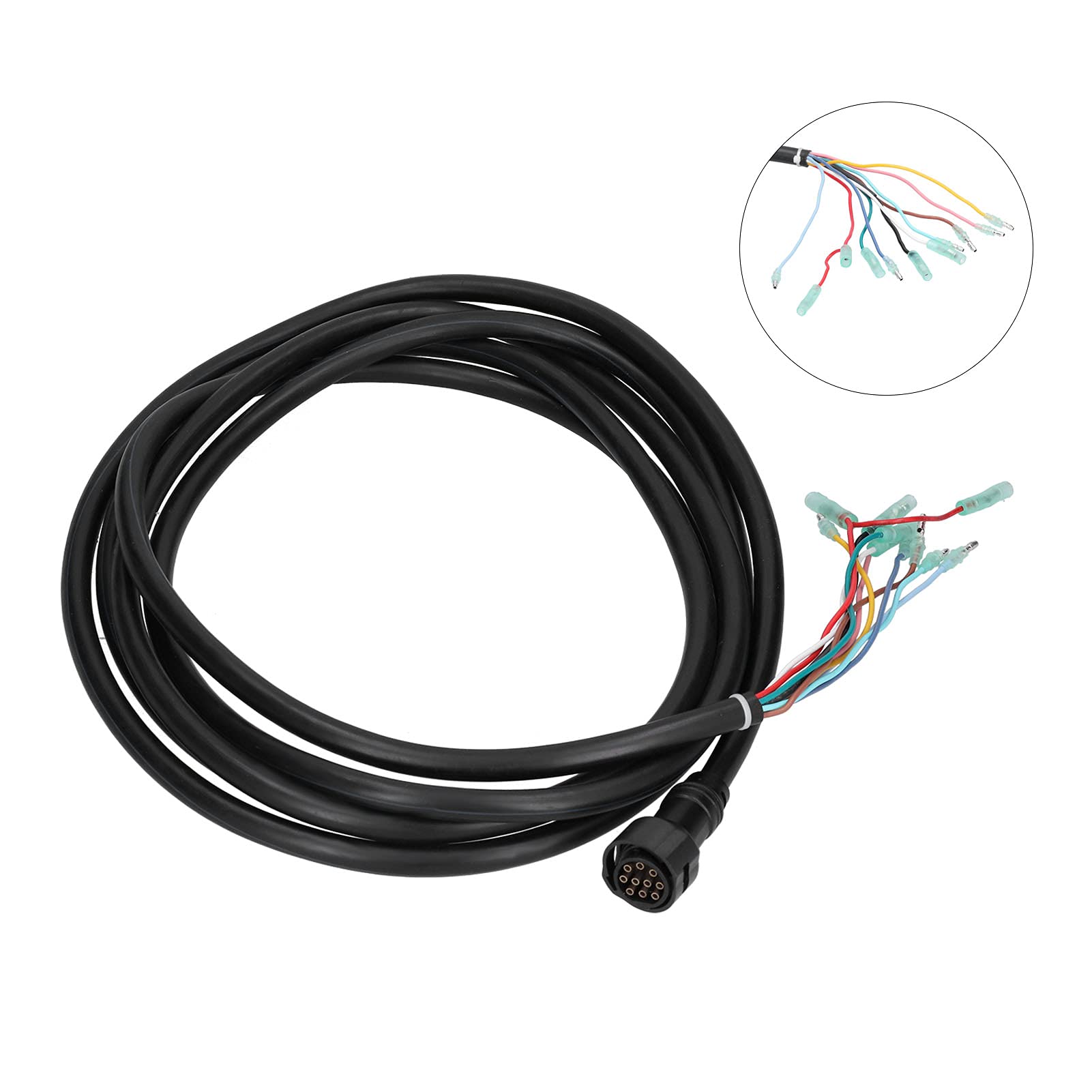 Arnés de cables principal de 10 pines, 5 m de longitud, 688-8258A - 20-00 Reemplazo de cable de extensión para caja de control remoto de motor fueraborda 703