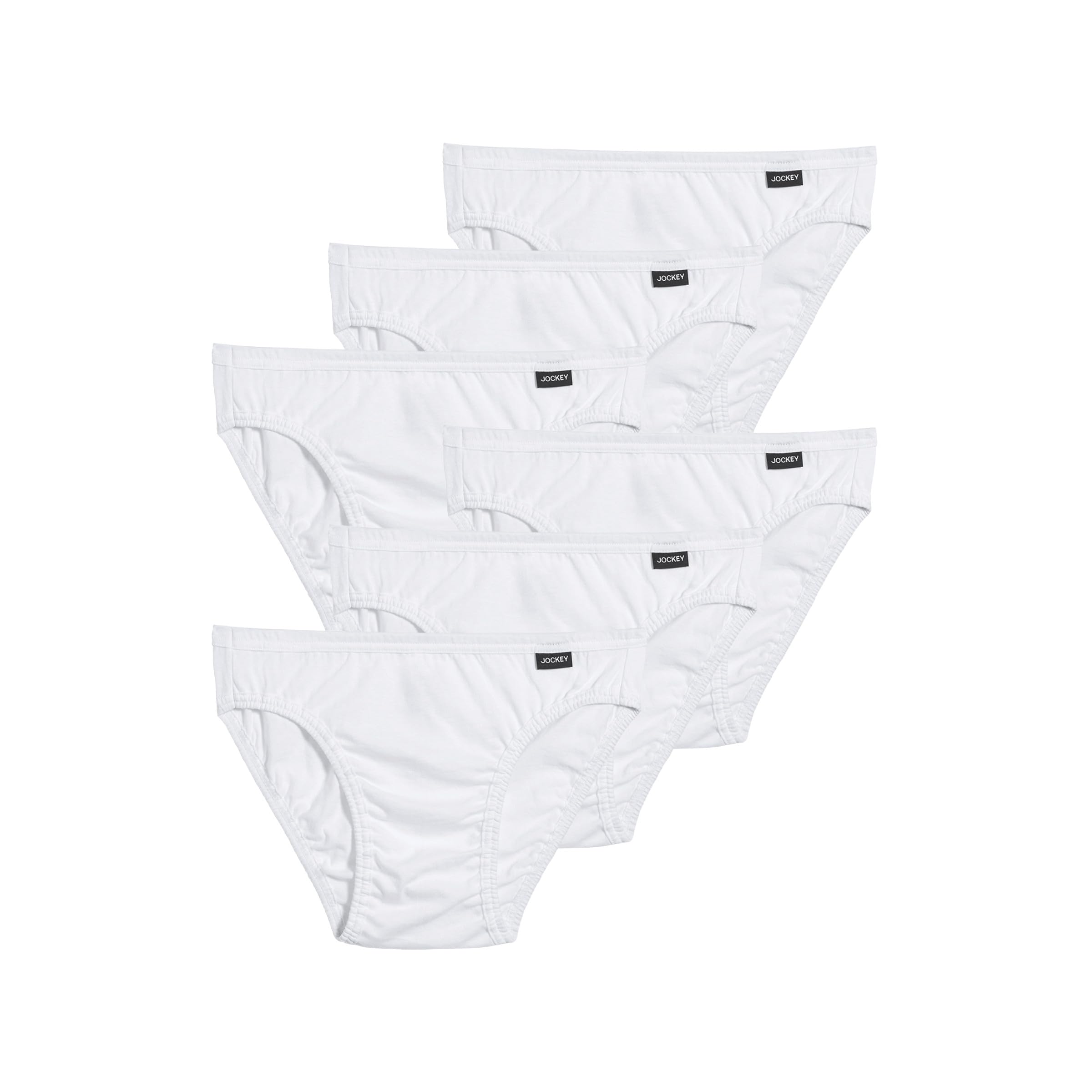Jockey Men's Underwear Men's Elance Bikini - 6 Pack