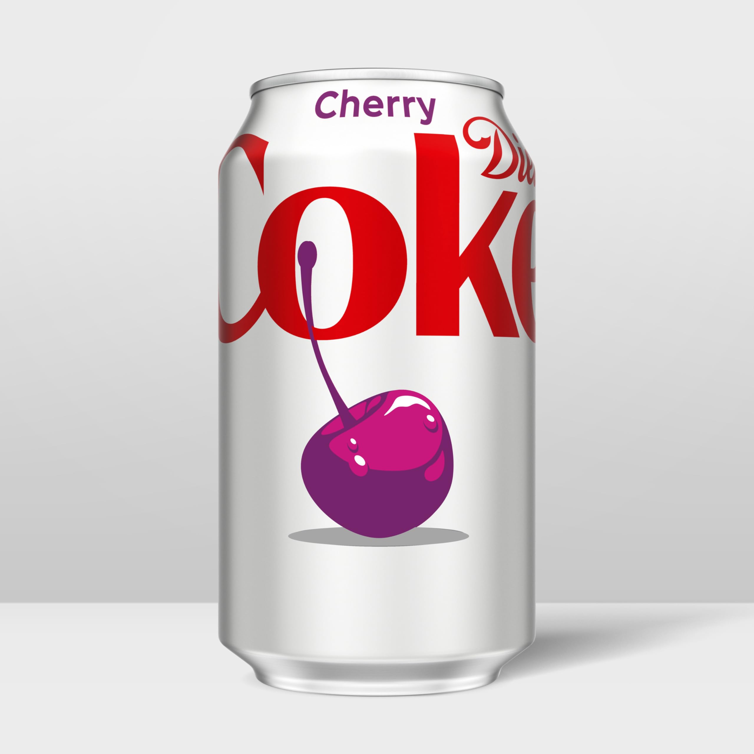 Diet Coke Cherry Soda Soft Drink, 12 fl oz, 12 Pack