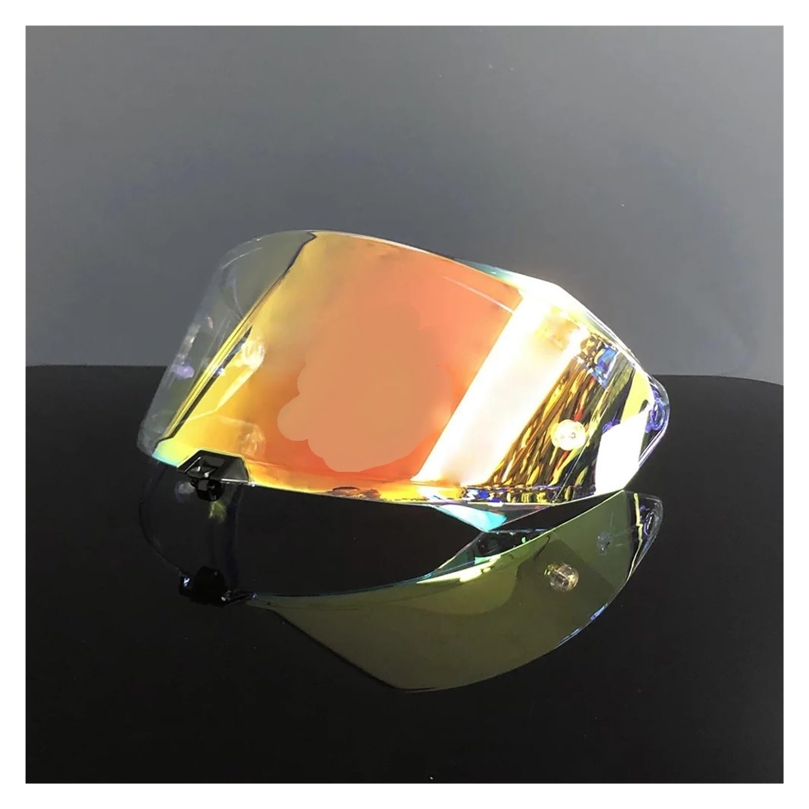 Motorcycle Helmet Visor Goggles Plating Silver Red Replacement Lens Helmet Visor For KYT R2R,gira su