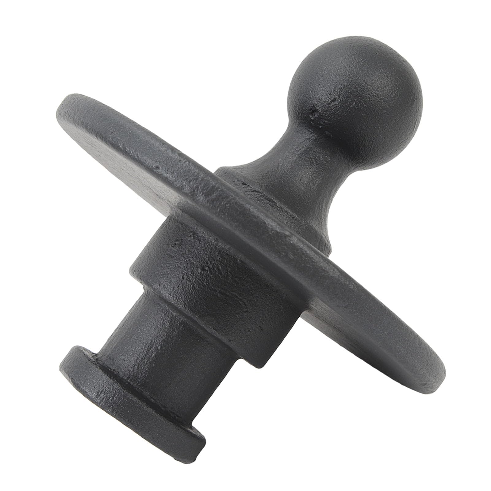 Tbest Adapter Kulowy Typu Kingpin do Gęsiej Szyi Heavy Duty 2 Cale, Kuty 2 5/16 Cali Zaczep Siodłowy do kół Przyczepy Ciągnika Stal Hartowana