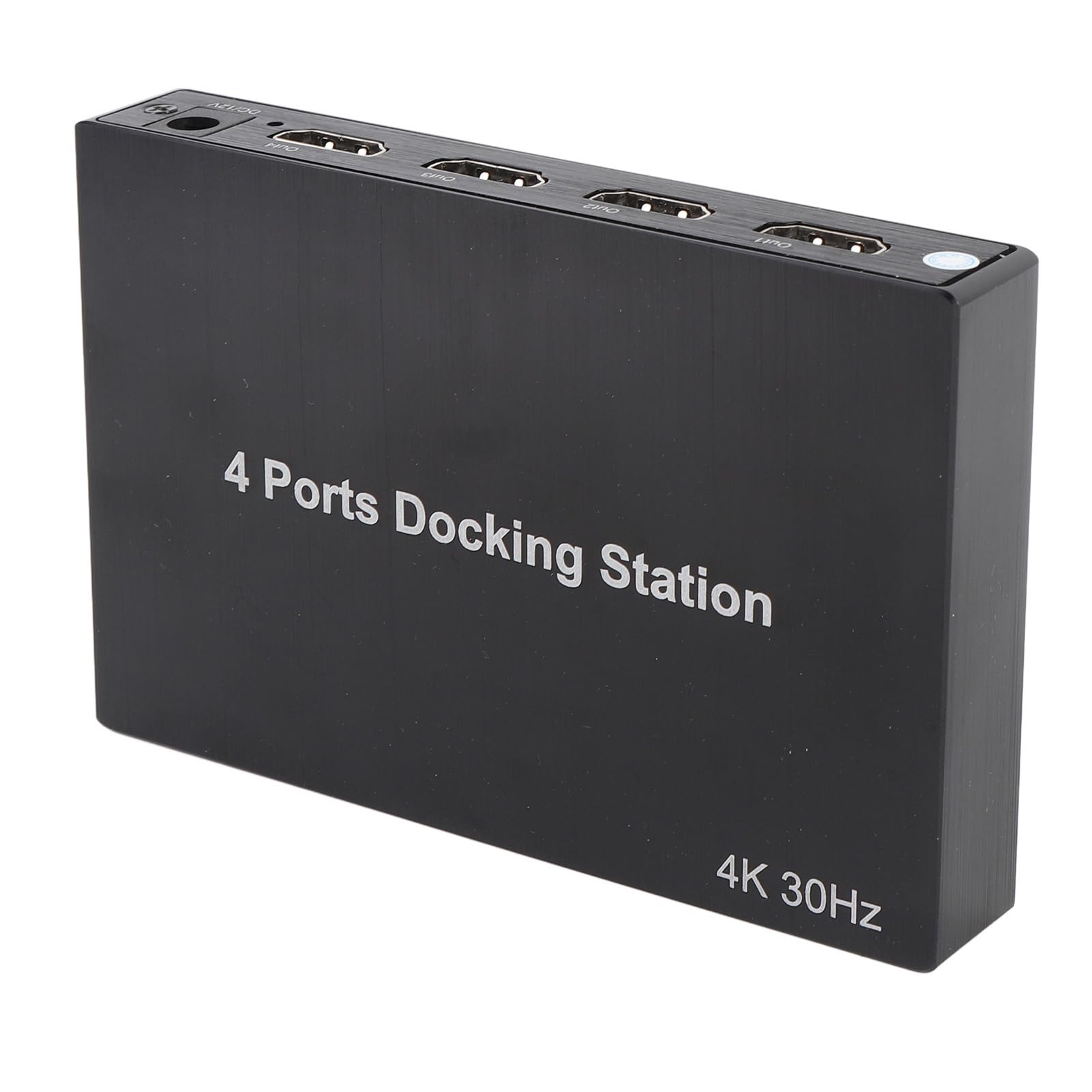 Ejoyous Adattatore Interfaccia Multimediale da USB 3.0 a HD, Docking Station a 4 Porte in Lega di Alluminio, Display Quadruplo 2X4K 30Hz 2X1080P 60Hz, per Streaming di Giochi da Ufficio su Vittorie