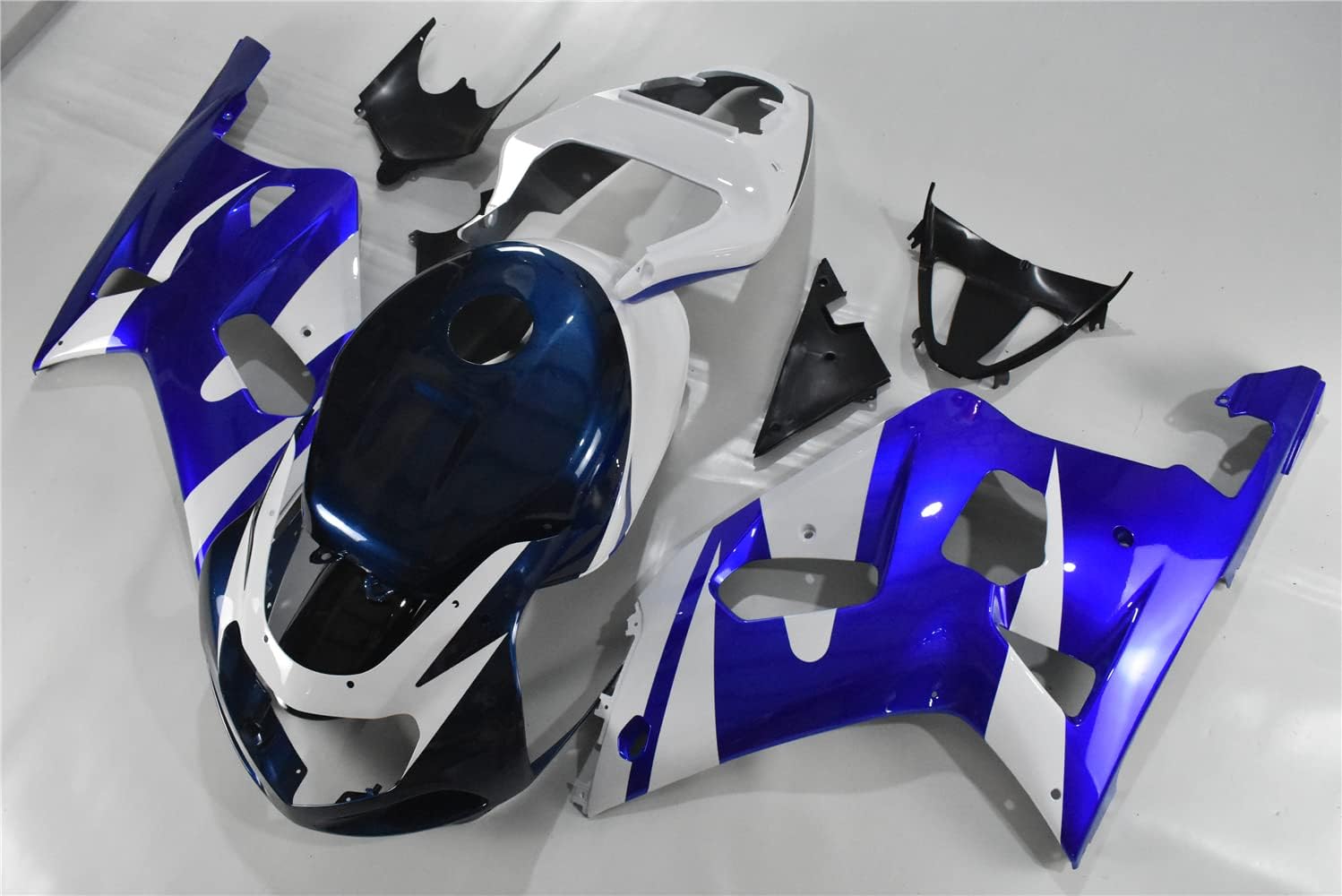 MC Blue White Complete Fairing Fit for 2001 2002 2003 GSXR 600/750 GSX-R 600 750 Injection Mold ABS Plastics New Bodywork 01 02 03 M95