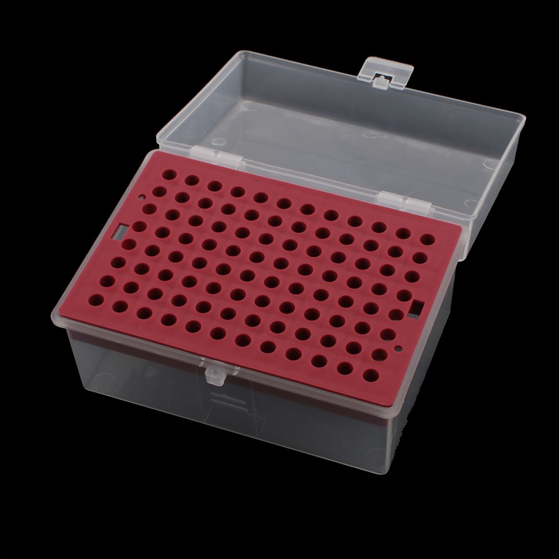 Aexit 2Pcs 200UL Pipette Tips Pipettor Pipette Tips 96 Position Box Holder Universal Pipette Tips Laboratory Supplies