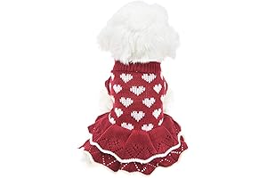 XS Small Dog Valentine's Day Sweater for Dachshund Chihuahua Corgi