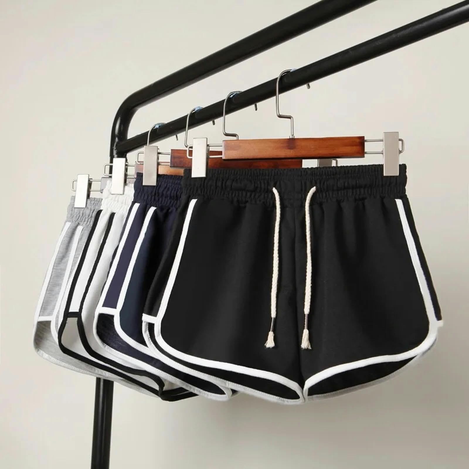 Pantaloncini Donna Pantaloncini Casual della Moda Estiva Shorts Shorts Lady Casual Lady Elastic Waist Short Pants
