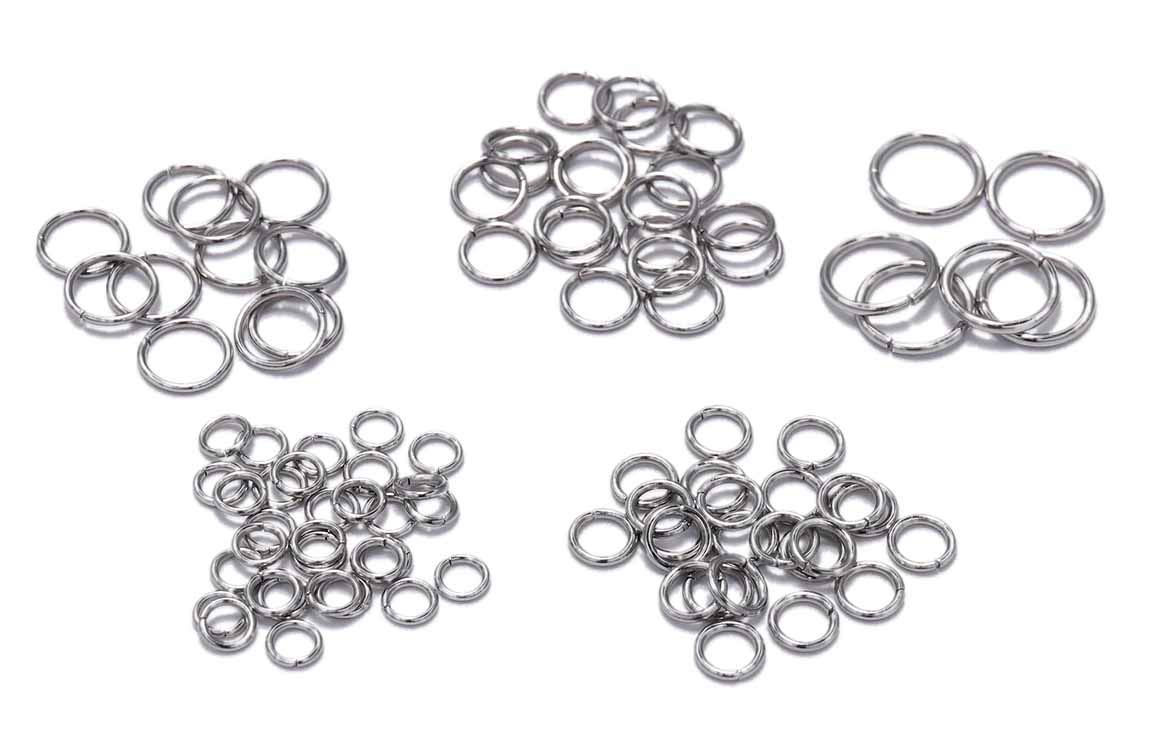 AnM - Jump Ring - 600 pcs - 3mm, 4mm, 6mm, 9mm