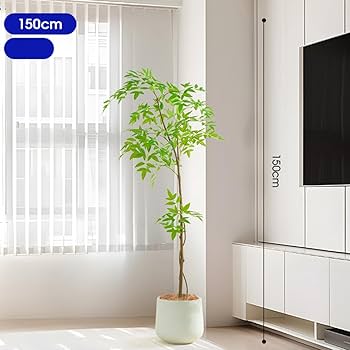 Amazon｜HGJH 人工観葉植物 大型 インテリア 室内 屋外 鉢植