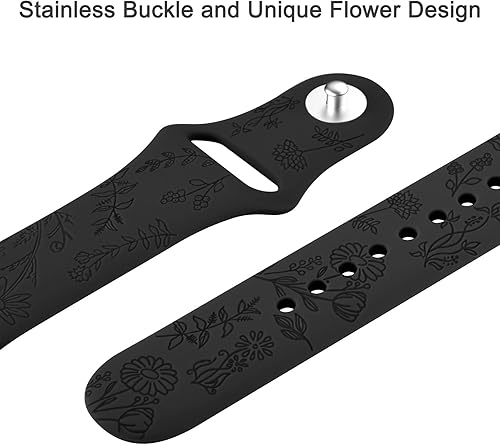 Miniatura 3 de Wanme Bandas compatibles con Garmin Vivoactive 5  Venu 2 Plus  Venu Sq  Venu  Vivoactive 3 Watch Band para mujer, correa de repuesto deportiva de