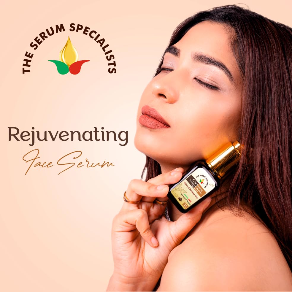 Image of Cinomania Face Serum - Revitalizes & Rejuvenates Skin | Infused with Cinnamon for a Spiced Glow | Stimulates Circulation | All Skin Types - 30ml