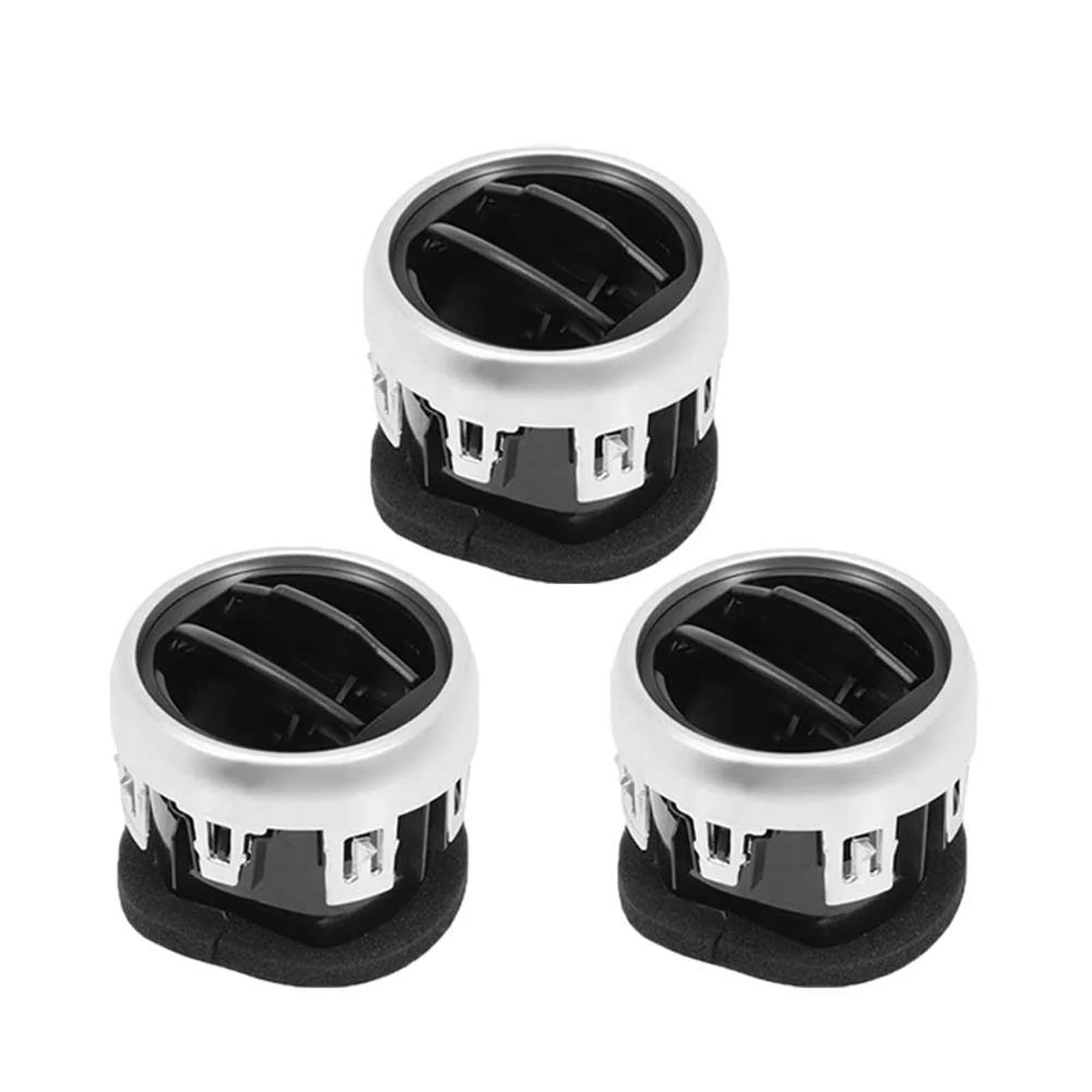 Qwqnxz One Color Dashboard Air Vent For Mustang 2015-2020 Front Air Conditioning Outlet Vent Grille Interior Fr3z-19893-Ae(Matte-3 Pcs)