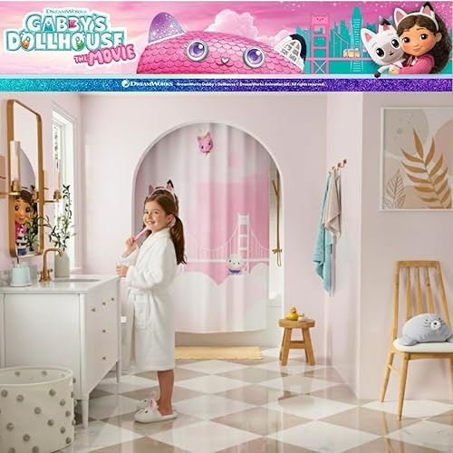 Miniatura 79 de Franco Juego de cortina de ducha y anillos de 13 piezas de Peanuts (producto 100% oficial)