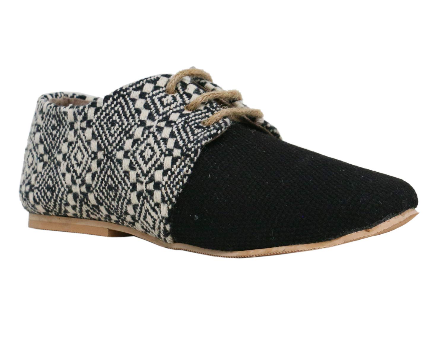 Vegan BasicsWomen Multicolor Jacquard Derby Espradrilles