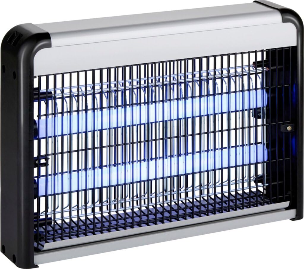 Grundig lampe anti moustique extérieur et intérieur noire pour 20m²