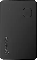 Geonav MyFinder Card, Localizador Inteligente de Objetos, Certificado Apple Find My Network, TLCFBK, Preto