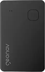 Geonav MyFinder Card, Localizador Inteligente de Objetos, Certificado Apple Find My Network, TLCFBK, Preto