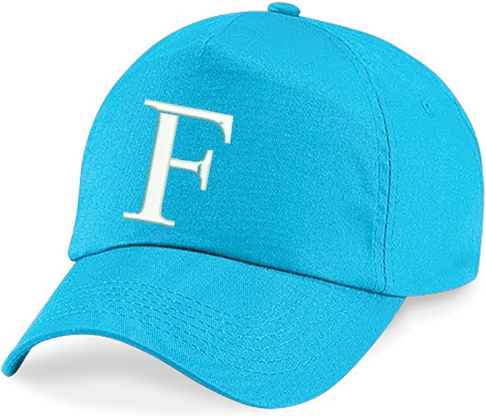 Cappellino Da Baseball Ricamato 4sold Per Bambini, Cotone, Con Lettera A-Z, Regolabile, Protezione Solare - 2