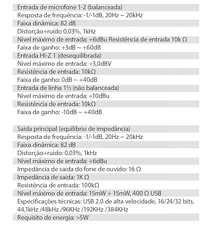 Interface de audio,placa de som profissional de canal USB 2.0 DC 5V de alta velocidade, função de mo