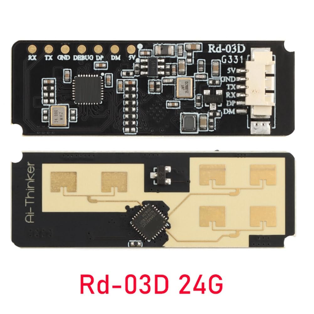 03D 24G Modulo Radar di Localizzazione e Traiettoria di Movimento Umano Multi-Target Antenna PCB Integrata Facile da Usare