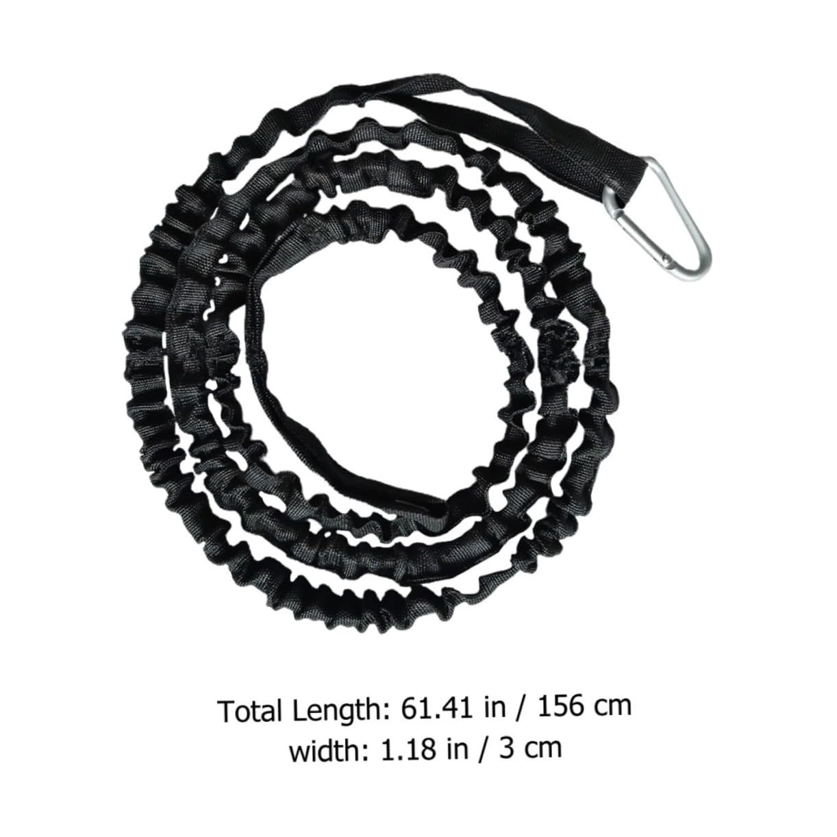 BRIGHTFUFU 4-Pack Kayak Paddle Leash Elastic Tie for Kayaking Kayak Rod Leash Accessories Paddle for