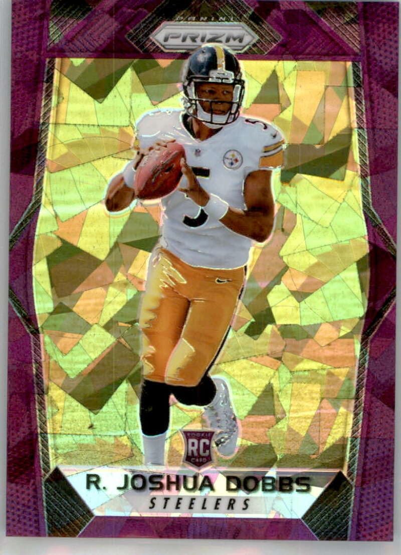 2017 Panini Prizm PURPLE PRIZMS Crystals #247 R. Joshua Dobbs SER/75 Pittsburgh Steelers Rookie Official NFL Football Card in Raw (NM or Better) Condition
