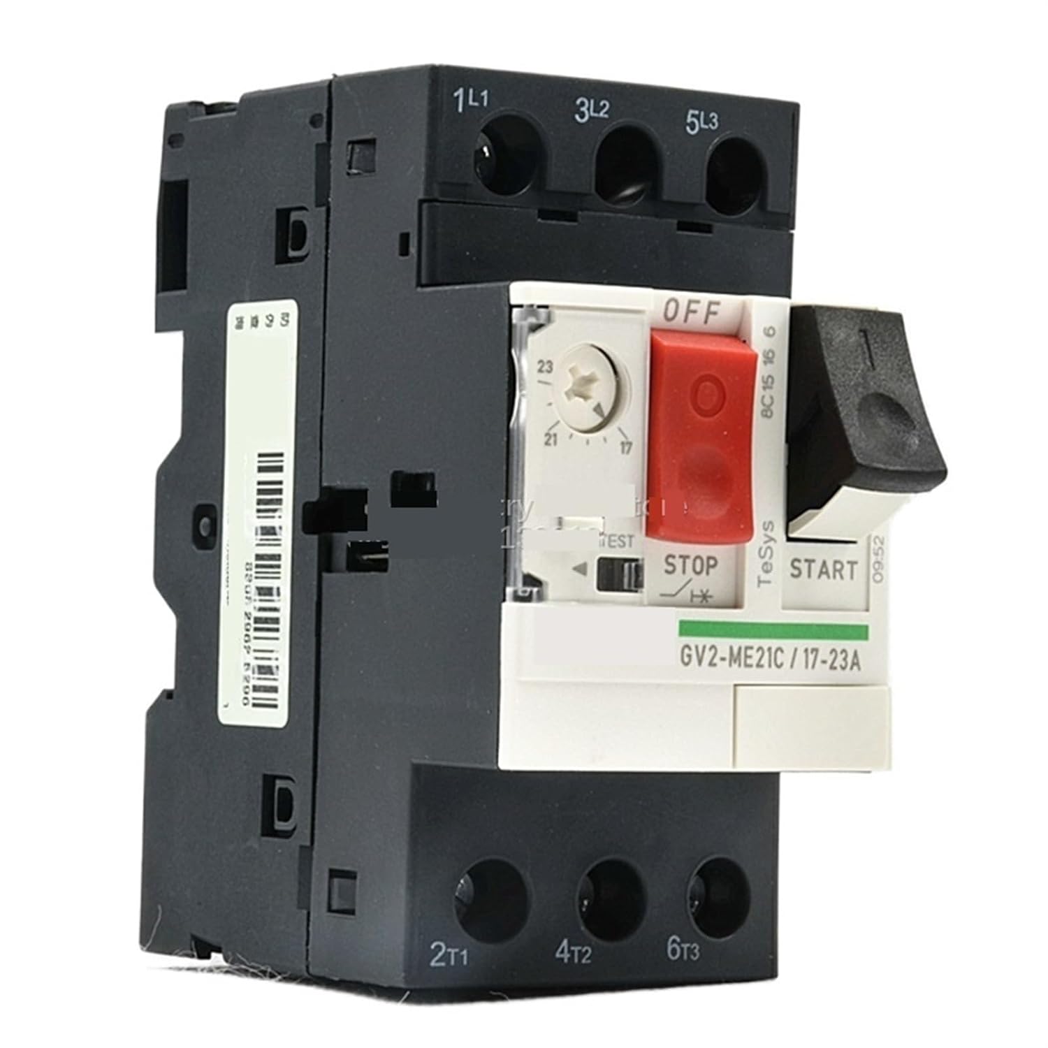 Xibany GV2-ME21C Motor Circuit Breaker GV2ME21C 17-23A Push Button 3P Thermal Magnetic Type 1Pcs
