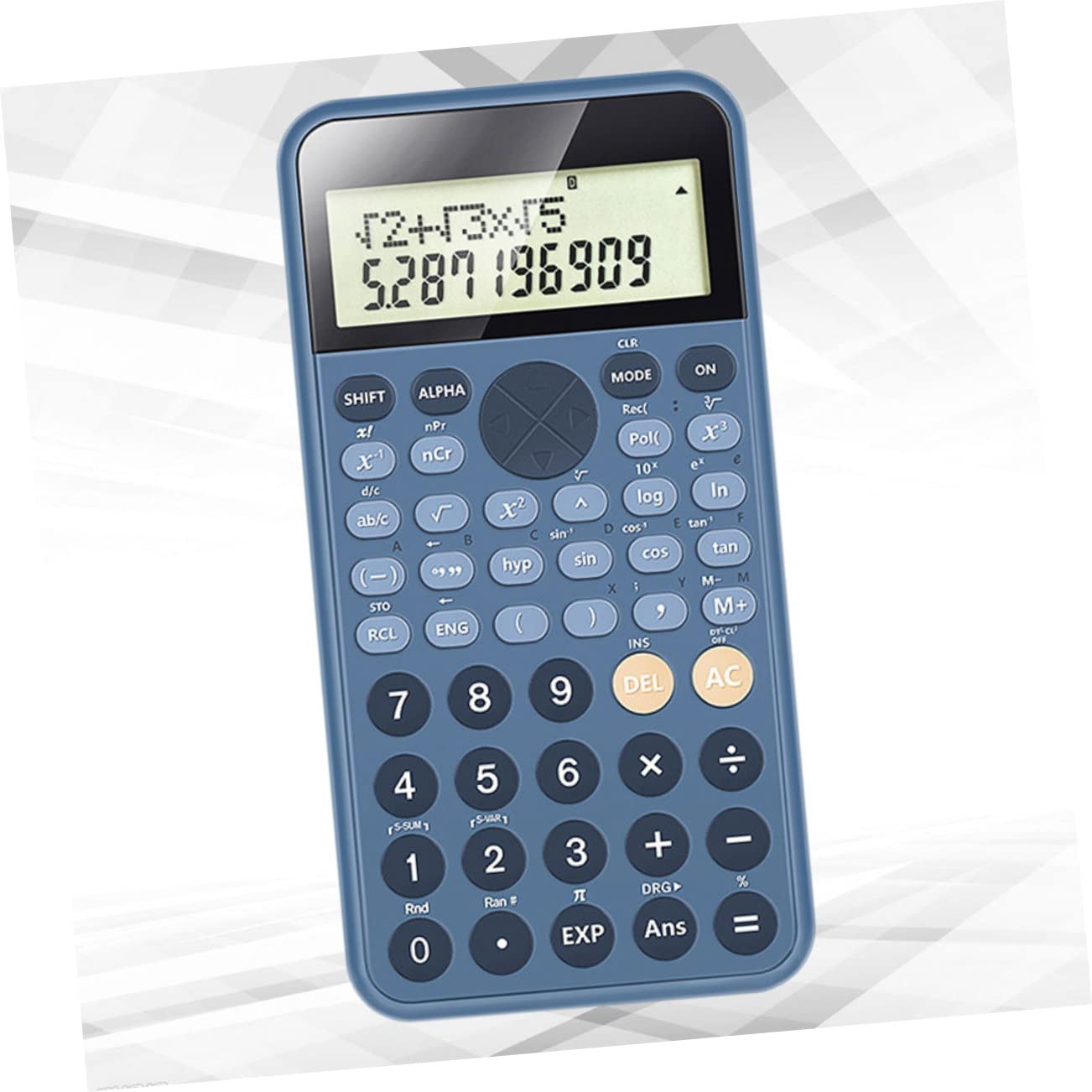 STOBOK 2pièces Calculatrice Scientifique Portable De Fonctions Outil Pratique pour Étudiants Comptabilité Et Mathématiques Bleu