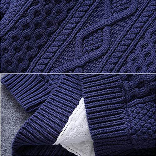 Sweater Baby Girls Boys Cotton Warm Pullovers Plush Inside Sweaters Girls Autumn Knitted Loose Jacket Child Tops2