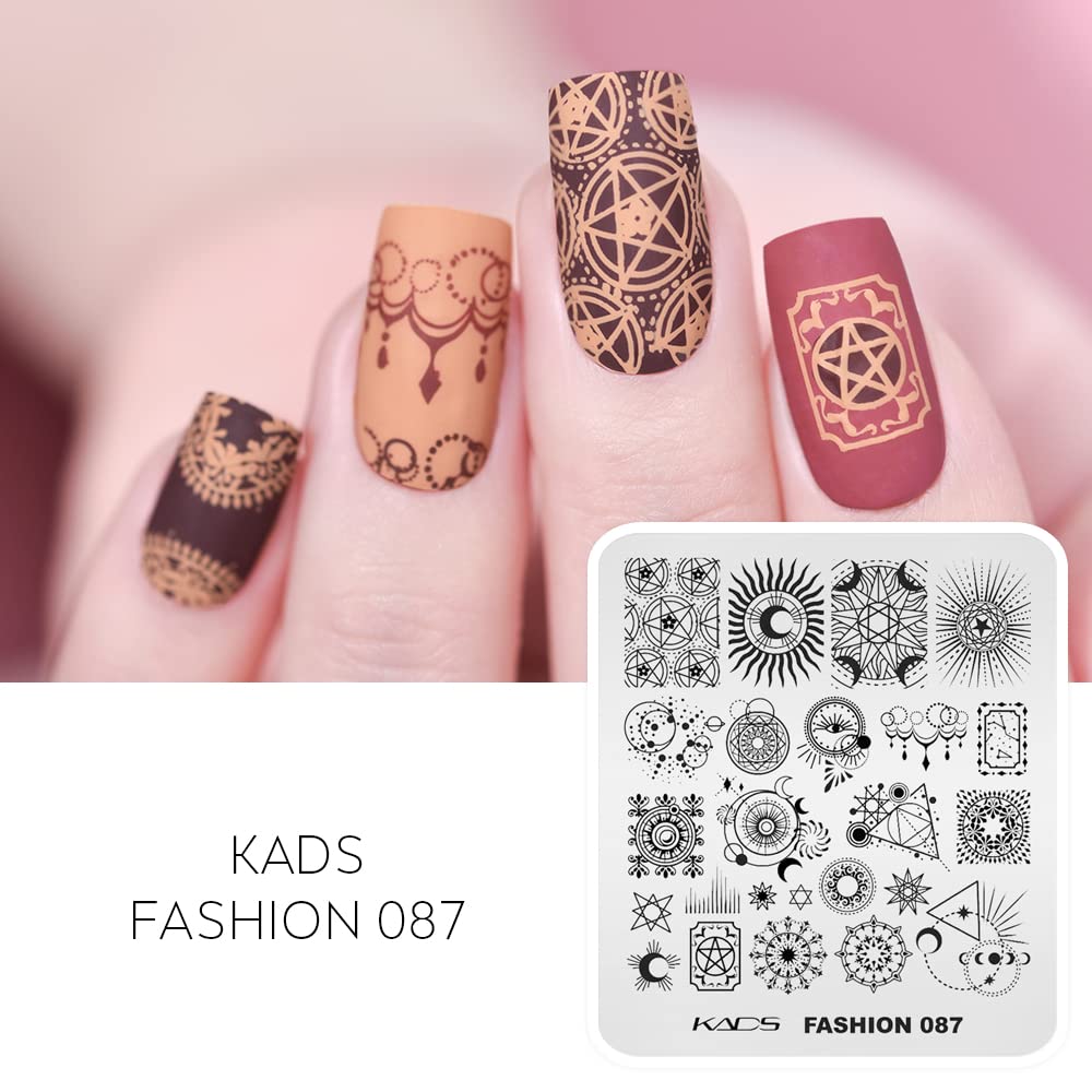 Amazon.co.jp: KADS ネイルアートスタンピングプレート タロット