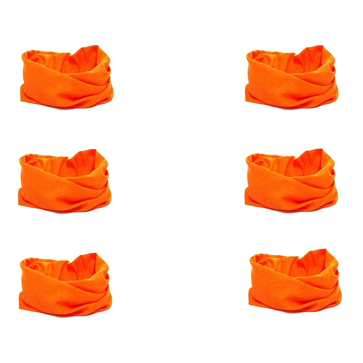 Mens Head Cover Band Bandana Stretch Hair Style Japanese 6 Orange b-image-46