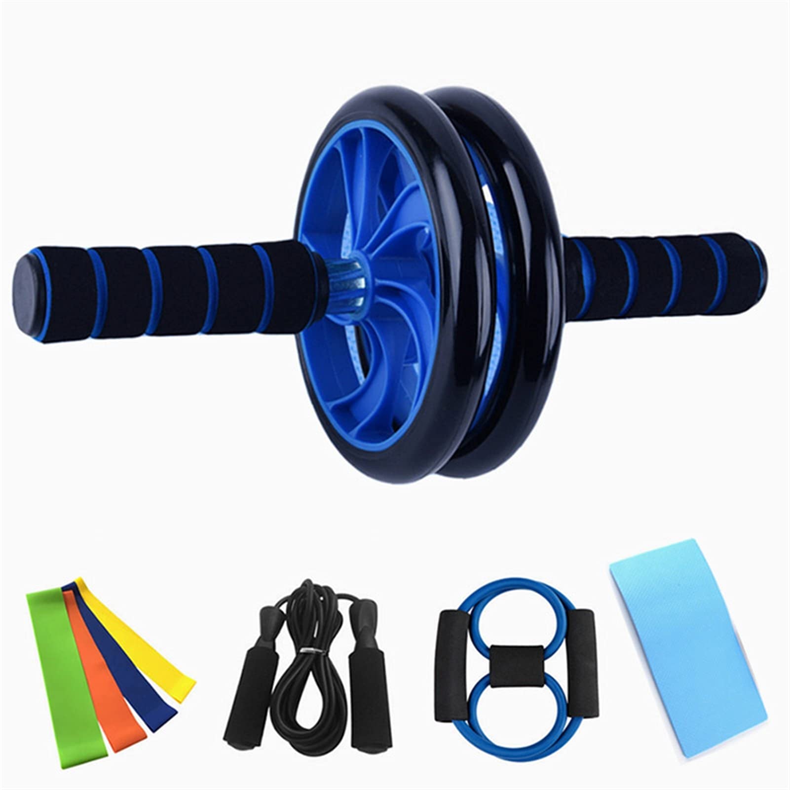 2 Fascia Elastiche Di Resistenza Per Ruota Addominale | Corda Ausiliaria In Lattice Per Allenamento Fitness