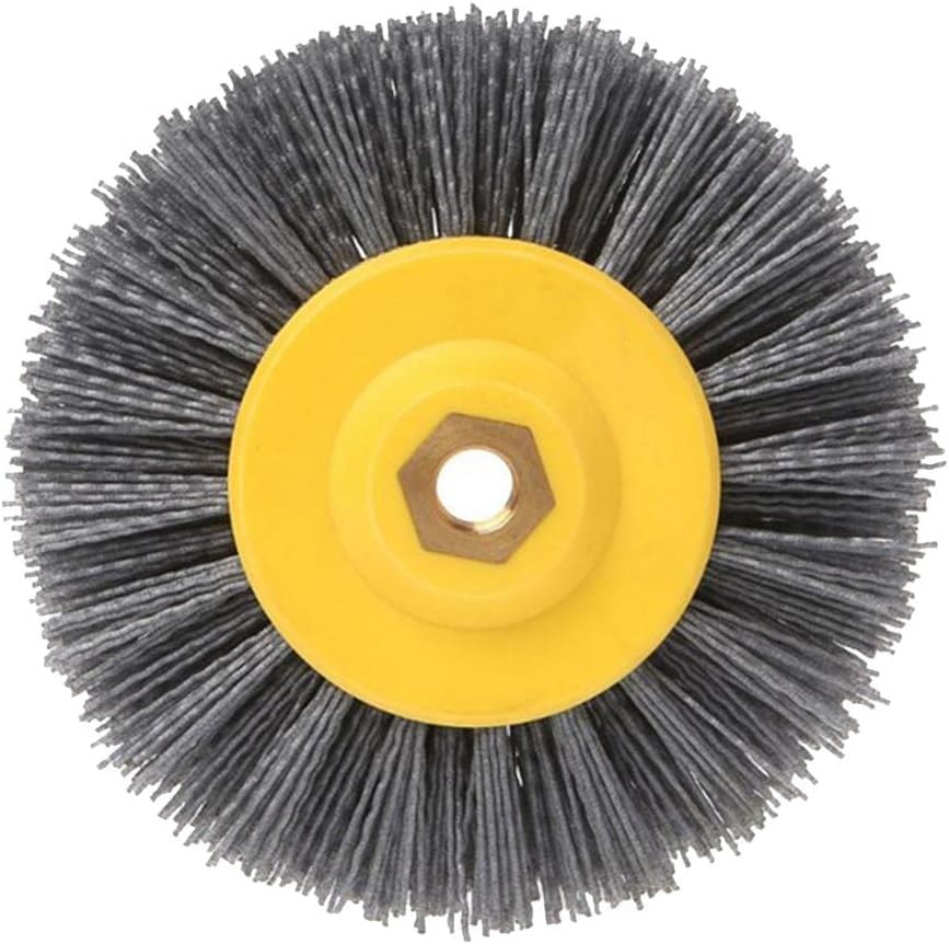 1pc Abrasive Wire Polishing Brush Wheel for Furniture quing Grinding - Long-lasting and Versatile Wheel for Wood Furniture, Die-casting Parts, and Electronic - 150mm, P180