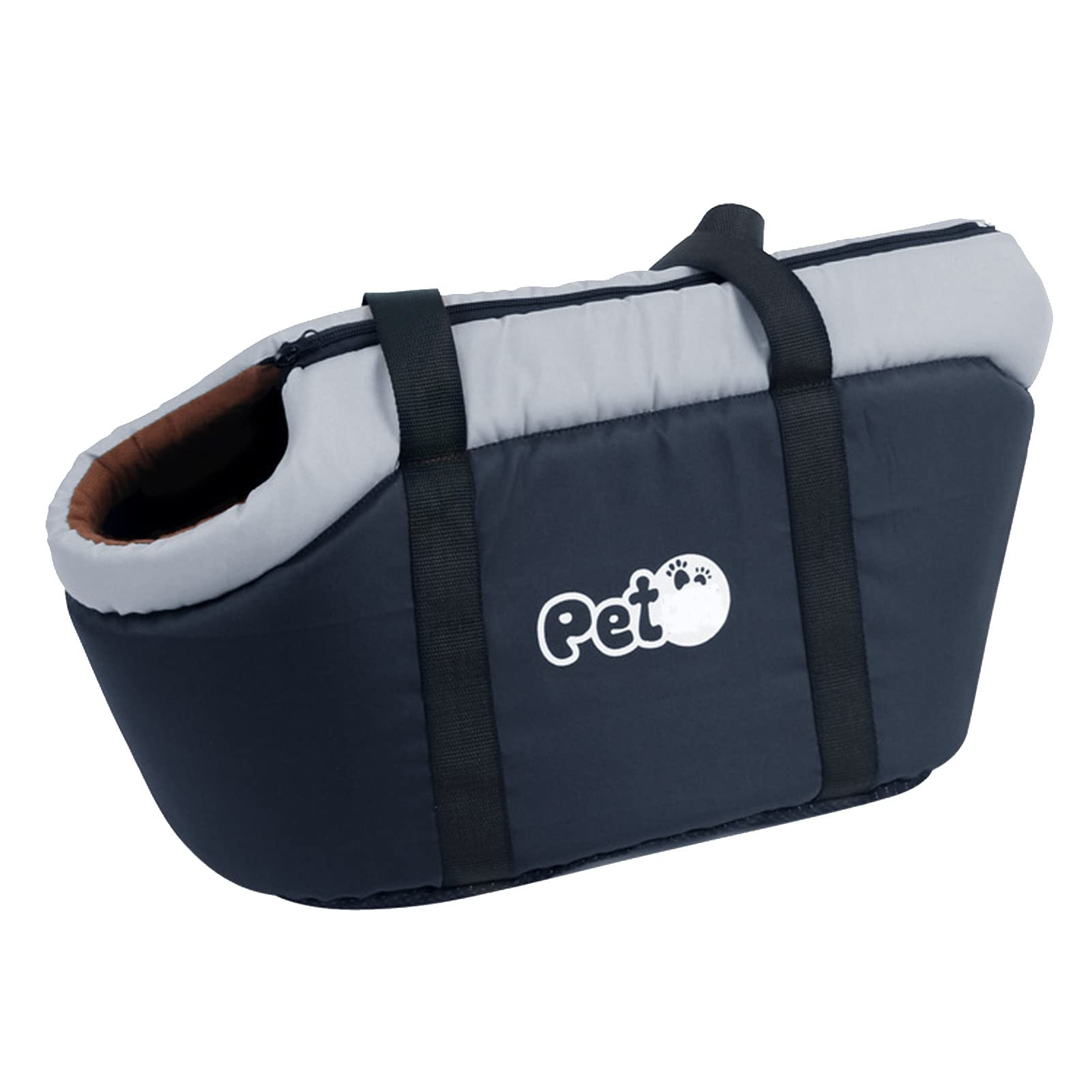 Borsa da Viaggio per Gatti, Morbida e Traspirante, Borsa da Trasporto per Animali Portatile Pieghevole e Impermeabile con Spallacci per Lo Shopping, Viaggi,(43x30x28cm/17.0x11.8x11.0in-Nero)