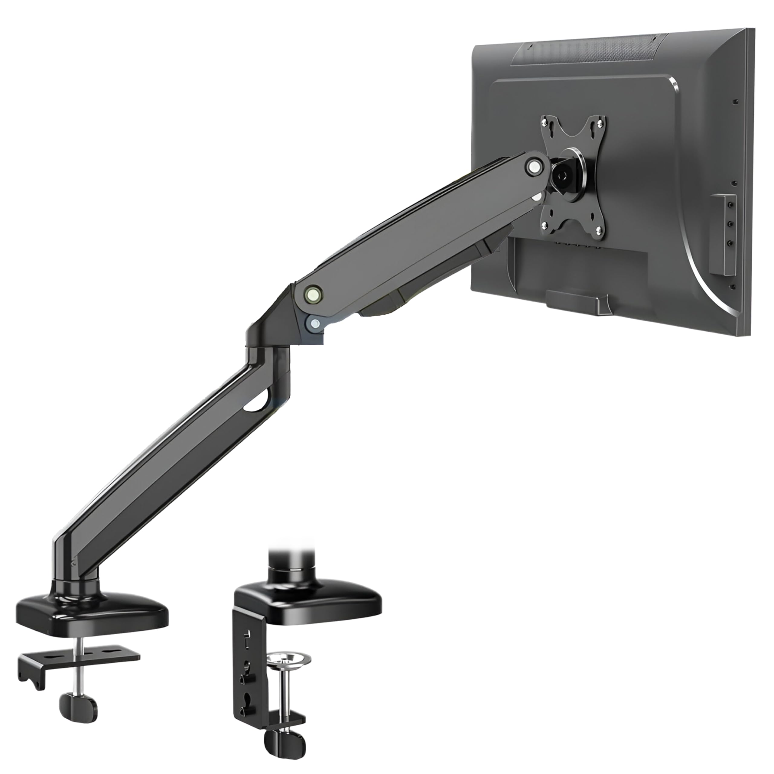 Josphere Monitor Arm, from 13 to 34 Inch Monitors, Fits Upto 22 lbs Screens with Adjustable Gas Spring Arm, Full Motion Monitor Mount for LCD Computer