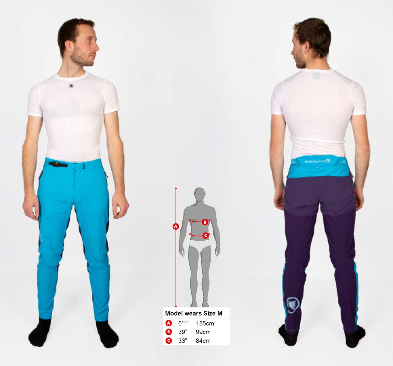 Endura Pantalones Mt500 Burner Negro Hombre Talla de ropa XL
