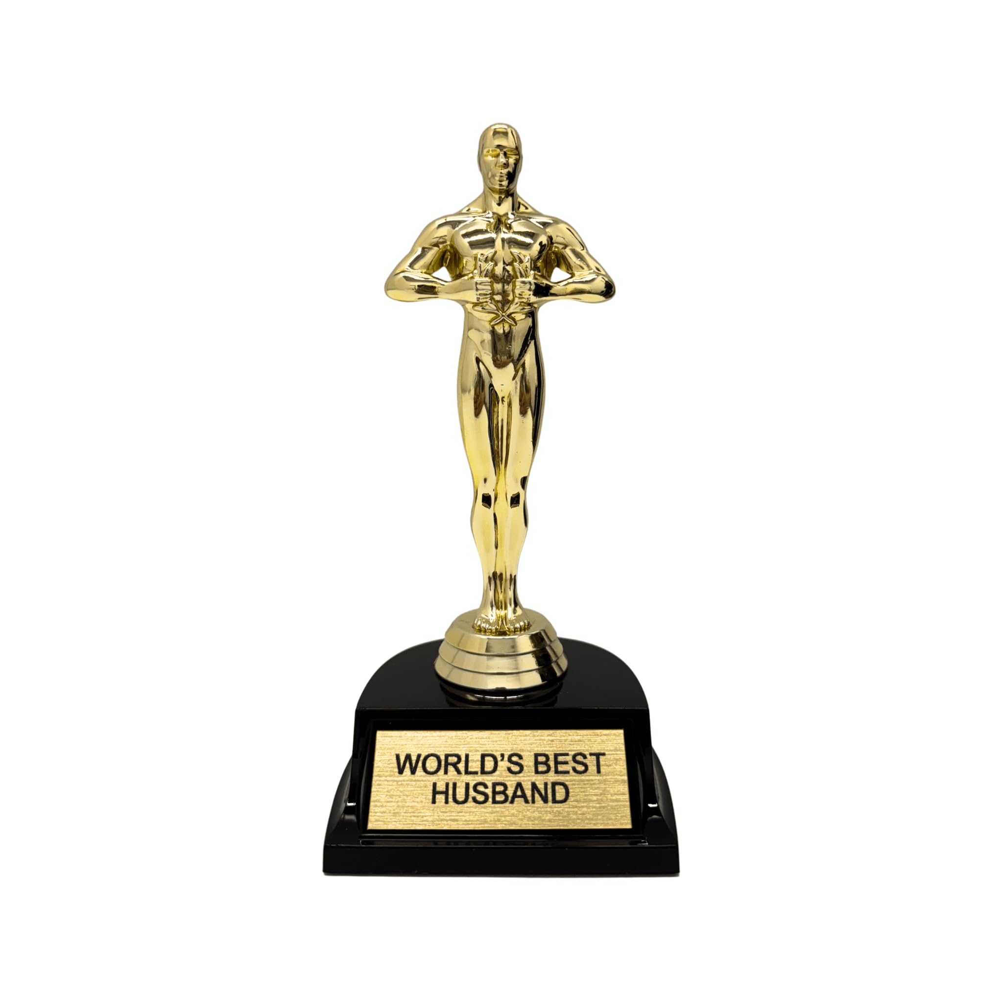 aahs!! Engraving Worlds Best Husband Trophy 7 inch