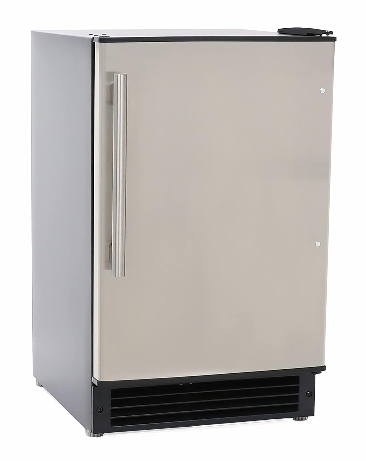 Maxx Ice MIMC15C, Countertop or Built-in Ice Maker, 15 lbs, in Stainless Steel